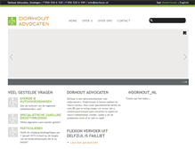 Tablet Screenshot of dorhout.nl